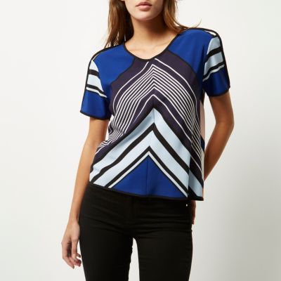 Blue stripe t-shirt